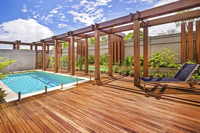 Deck para piscina